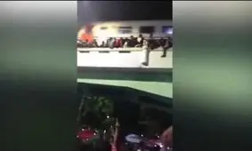 لحظه هولناک مرگ سه عابر زیرقطار+ فیلم