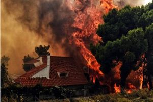تلاش ۲۴ ساعته آتش‌نشانان برای مهار آتش‌سوزی بزرگ کالیفرنیا