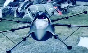 وسیله‌ای هیجان انگیز مشابه پهپاد، مخصوص حمل انسان + فیلم