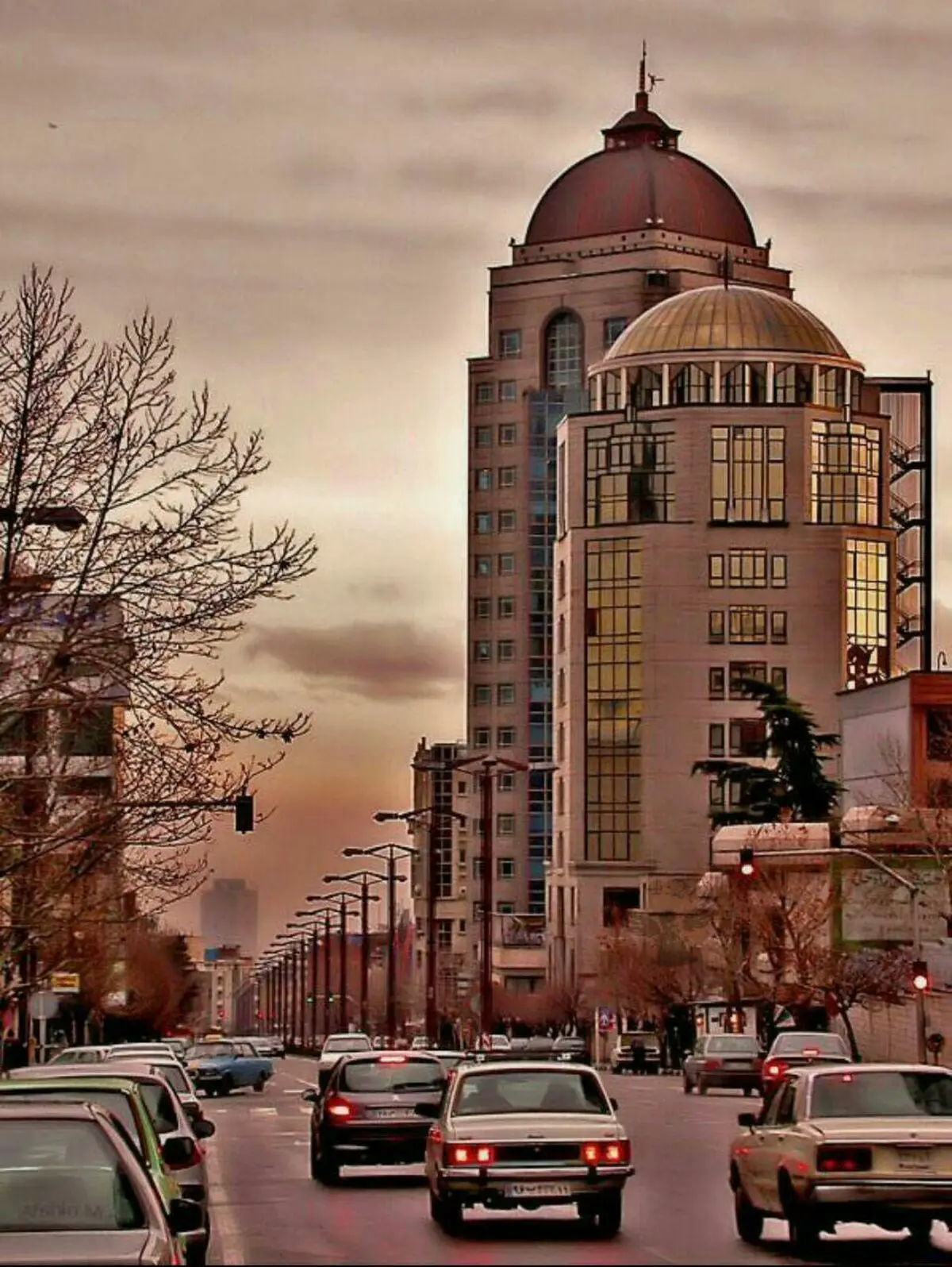 عکس/نمایی پاییزی از شهر تهران