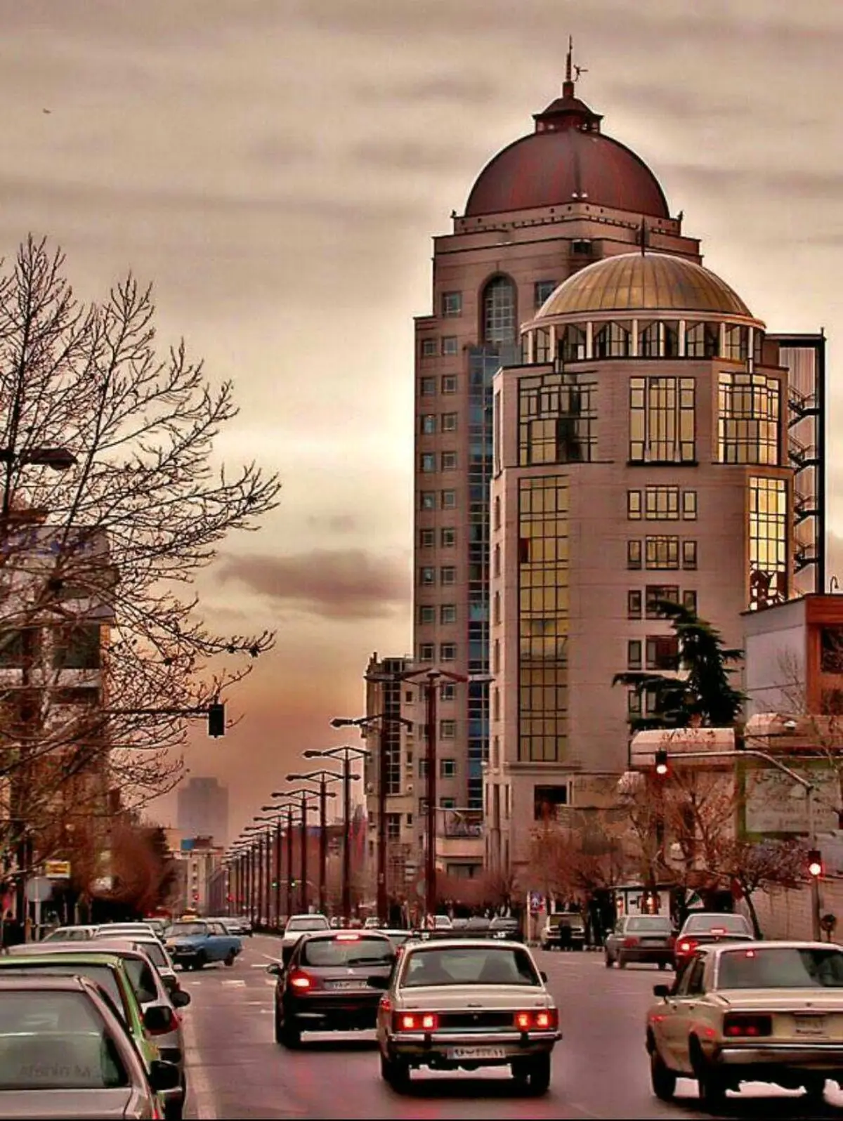 عکس/نمایی پاییزی از شهر تهران