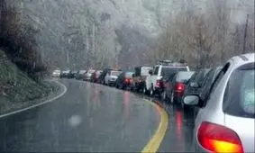 تشریح وضعیت جاده های همراه با سامانه بارشی/ترافیک نیمه سنگین در آزادراه کرج_قزوین