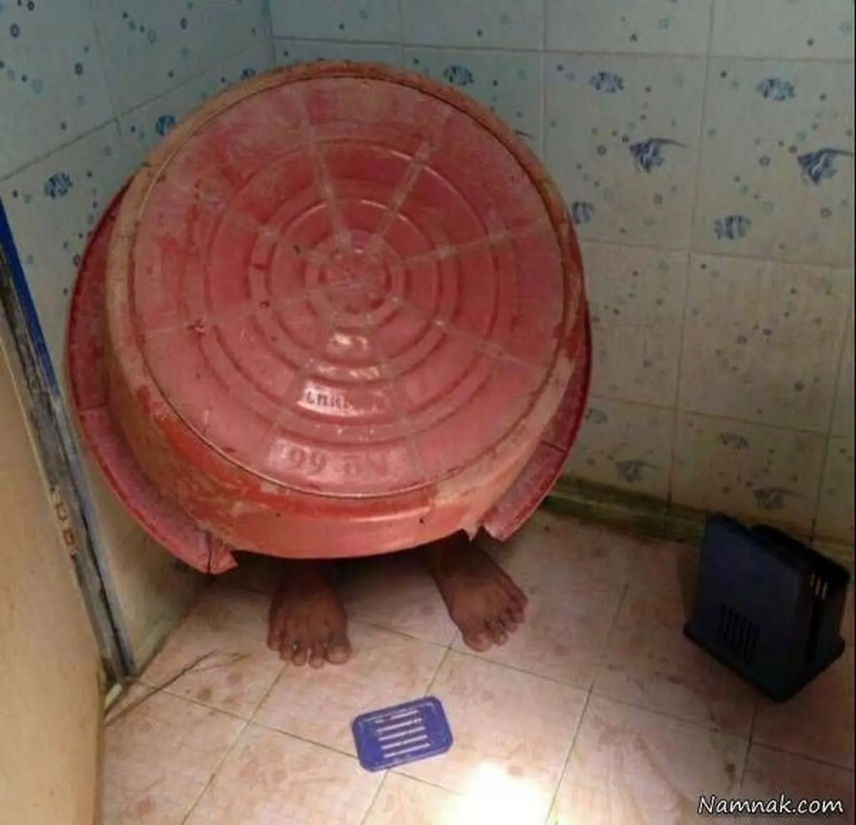 مخفی شدن فروشنده مواد در تایلند