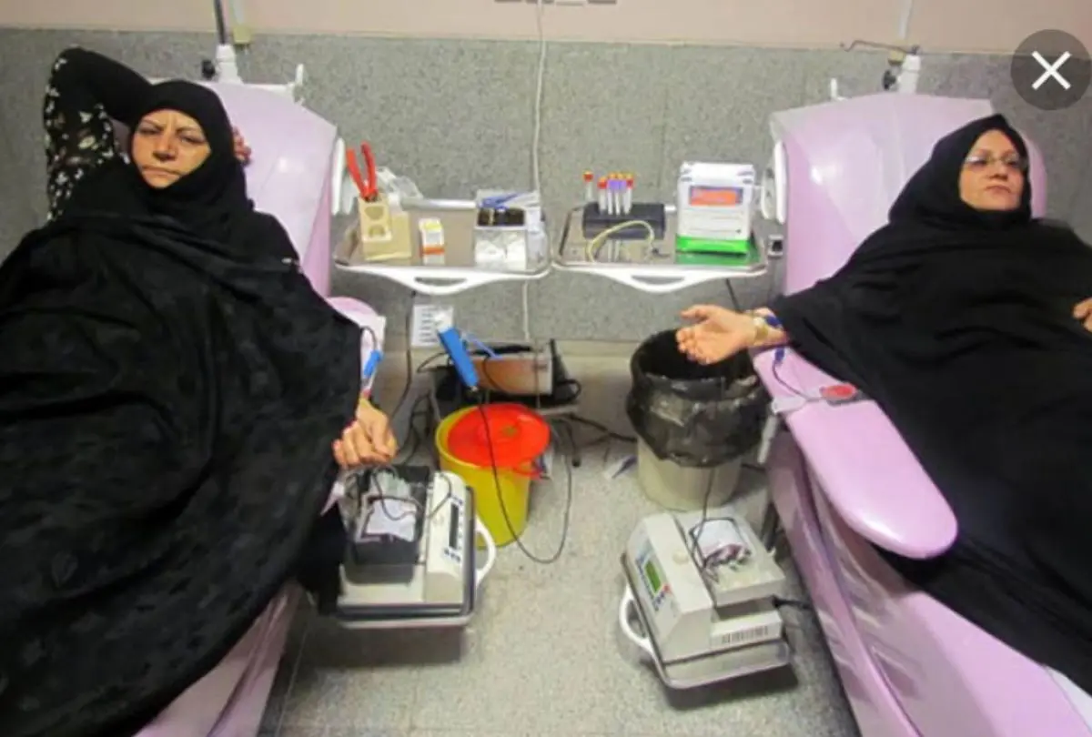 مشارکت بانوان در اهدای خون