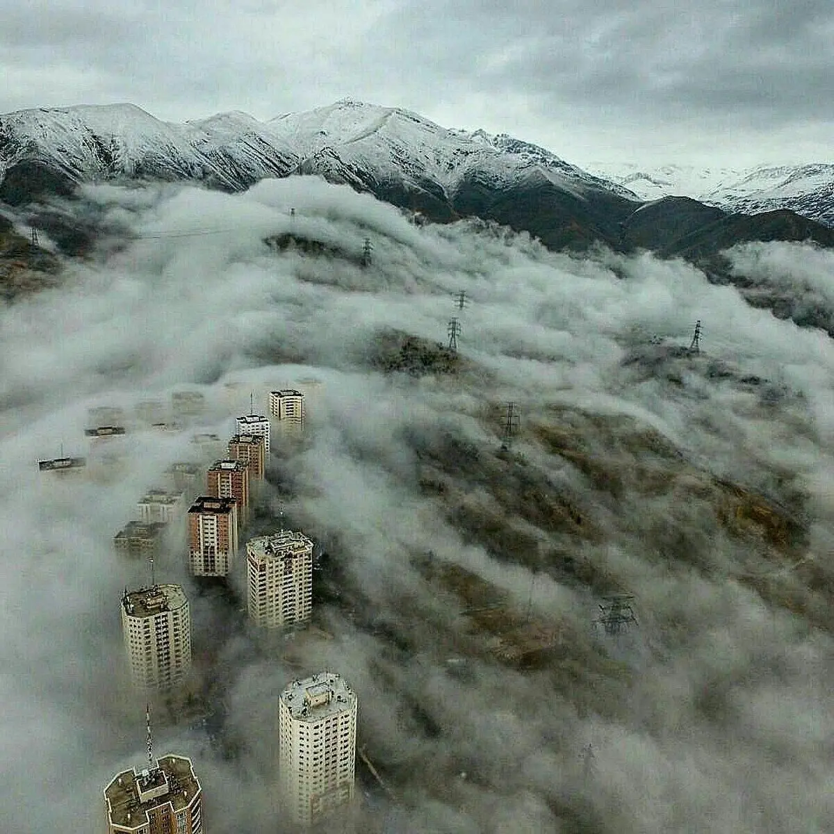 غرق زیبایی تهران شیم...