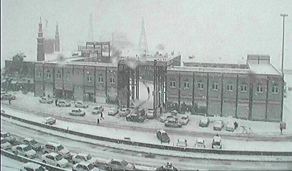 عکس/بارش سنگین برف در جاده چالوس و امامزاده هاشم