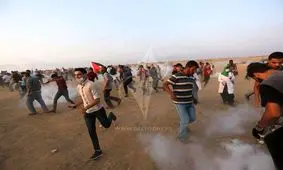 شهادت یک فلسطینی در مقابل سواحل غزه