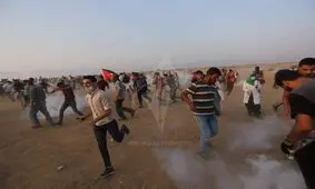 شهادت یک فلسطینی در مقابل سواحل غزه