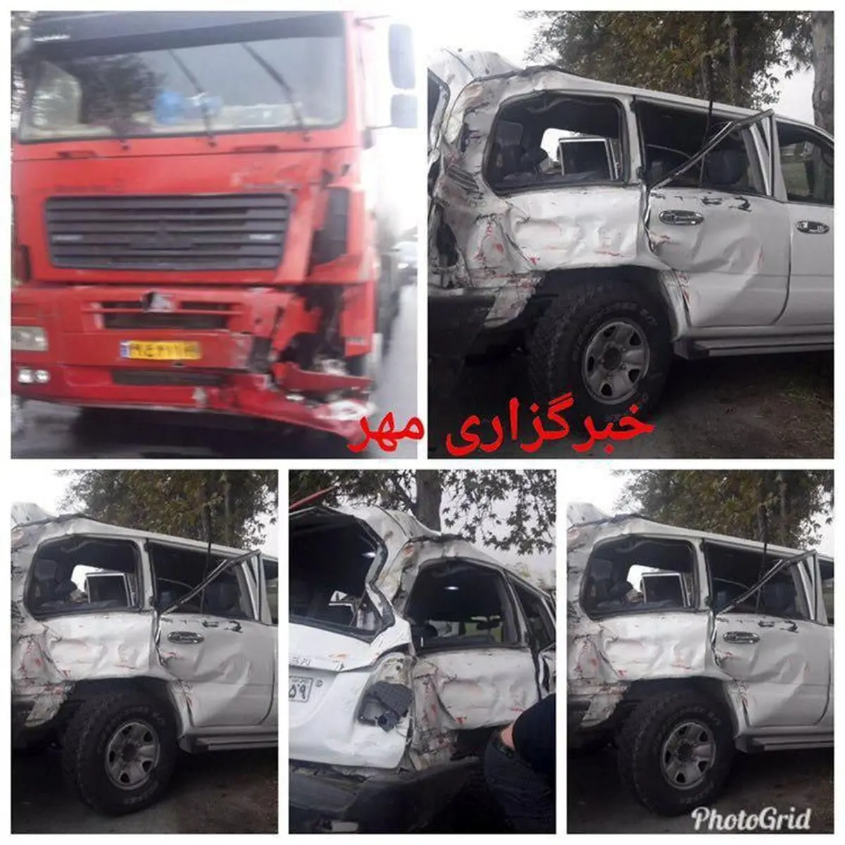 جزئیاتی از تصادف خودروی وزیر کار/ ۳ معاون وزیر آسیب دیدند/صدمه جدی به نوربخش