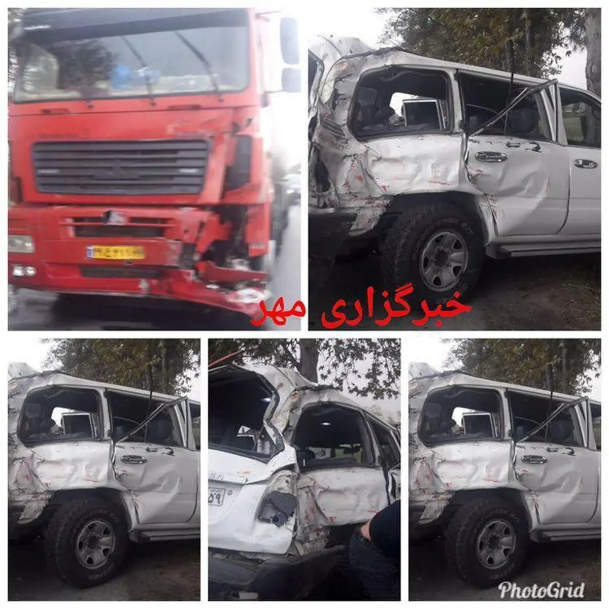 جزئیاتی از تصادف خودروی وزیر کار/ ۳ معاون وزیر آسیب دیدند/صدمه جدی به نوربخش