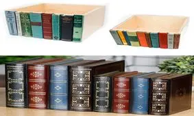 کتابای دکوری جنسMDF یا مقوای تو خالی،