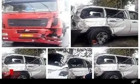 بازاشت راننده تانکر حمل سوخت در پی تصادف خودروی حامل رییس سازمان تامین اجتماعی و معاونش