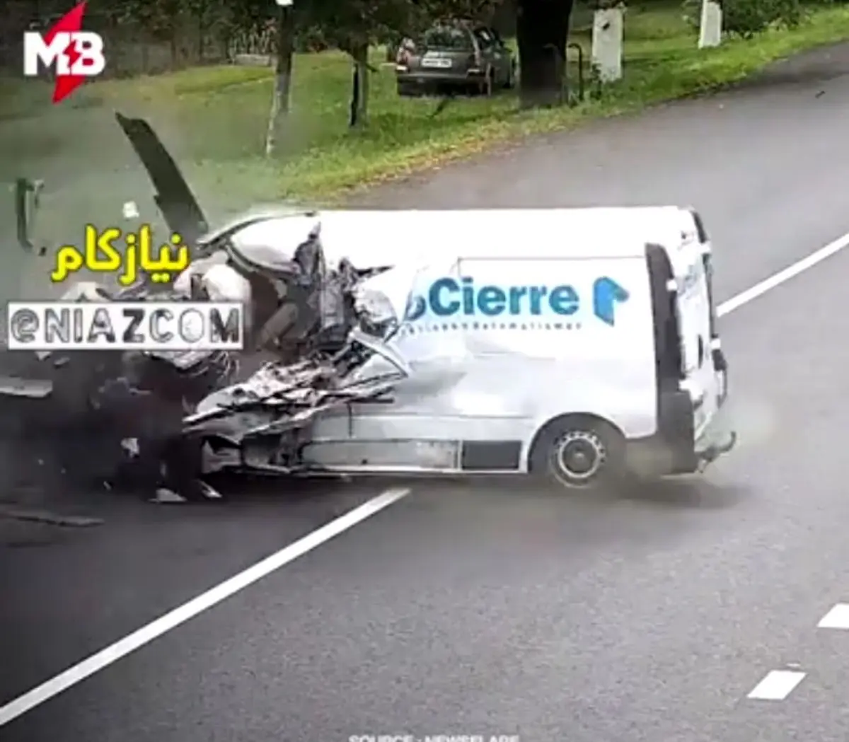 یکی از عجیب ترین تصادفات جهان