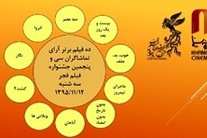 مردم کدامیک از فیلم‌های جشنواره را پسندیدند؟ / اسامی ۱۰ فیلم برتر