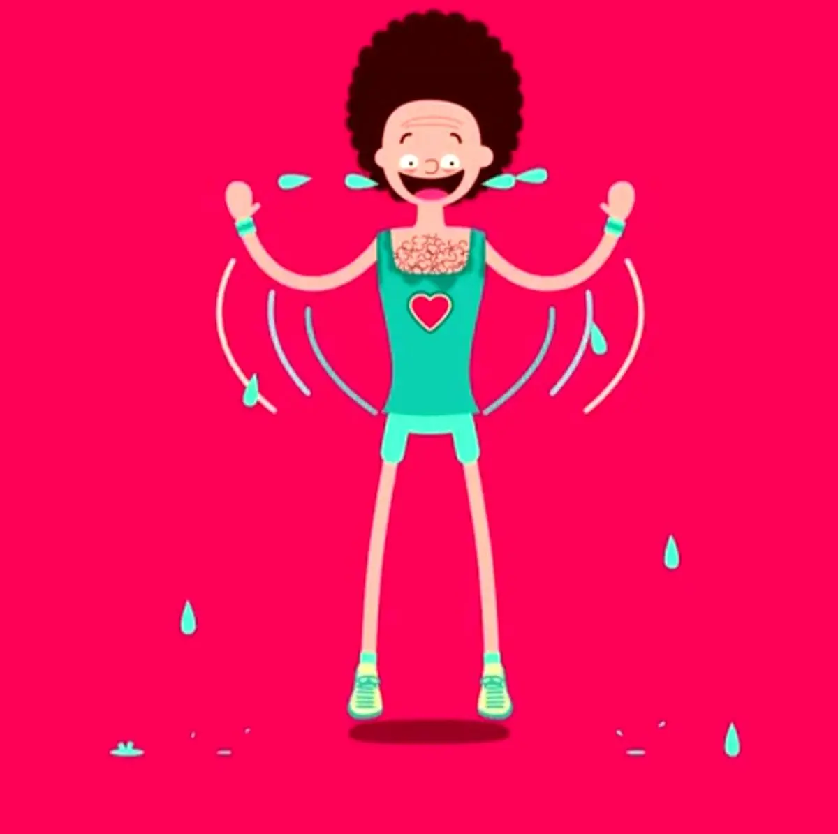 10 فایده شگفت انگیز عرق کردن