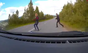 زیرگرفتن عابر پیاده توسط خودرو