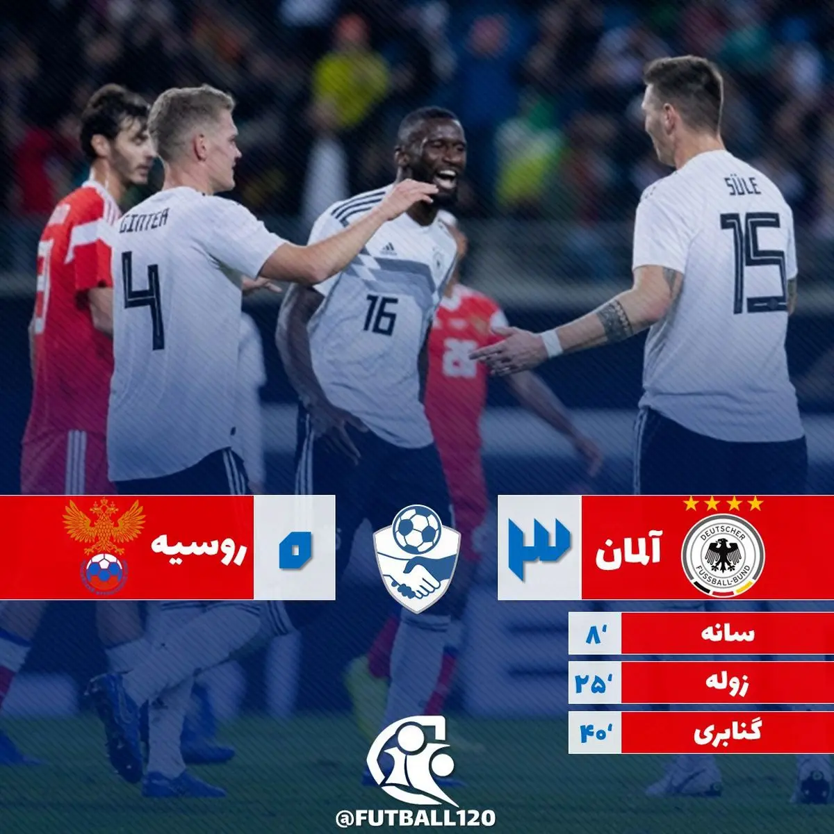 ویدیو/گل های دیدار آلمان-روسیه