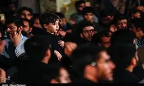 مراسم عزاداری شهادت امام حسن عسکری(ع) در مسجد جمکران به روایت تصویر