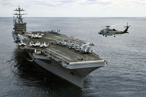 ورود ناو هواپیمابر یواس‌اس هری ترومن آمریکا به آبهای مدیترانه