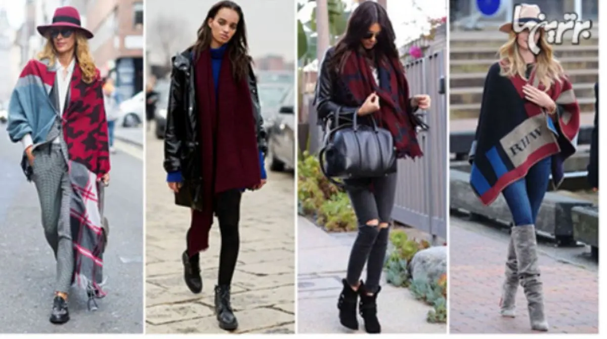 شال گردنها و تیپ خاص شما در فصل های مختلف