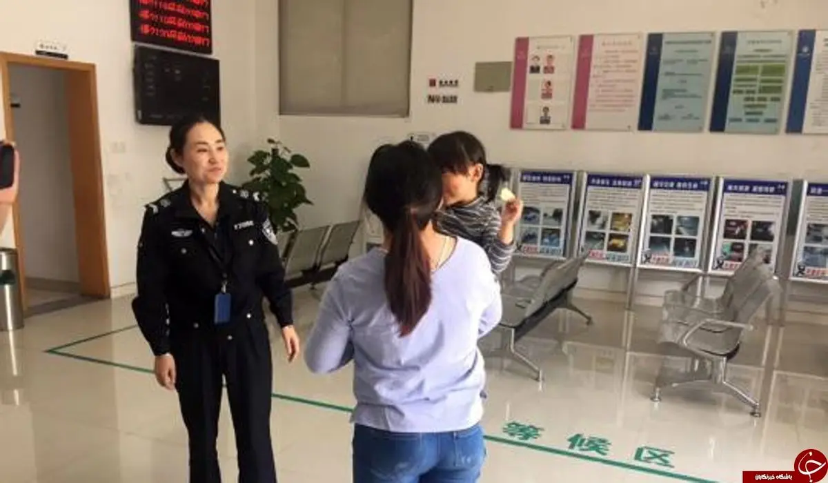 نجات یک کودک توسط پلیس