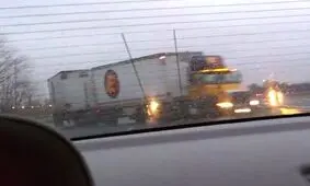 فیلم برداری در پشت فرمان حادثه وحشتناکی آفرید+فیلم