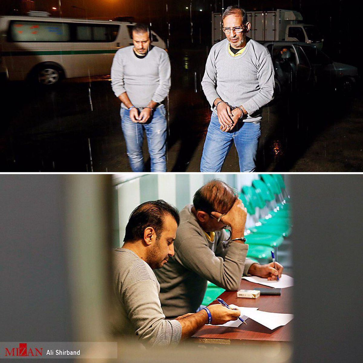 تصاویری از آخرین لحظات اجرای حکم اعدام سلطان سکه و محمد سالم
