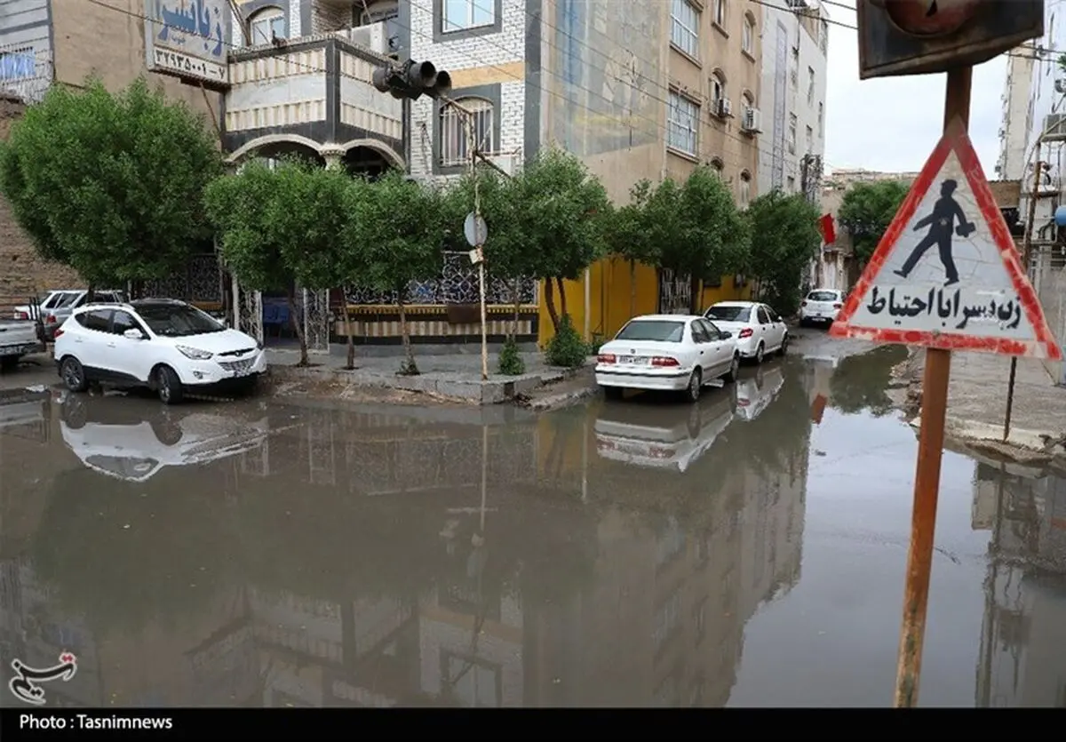 احتمال بارندگی در مسجدسلیمان و جاری شدن سیل در سطح شهر