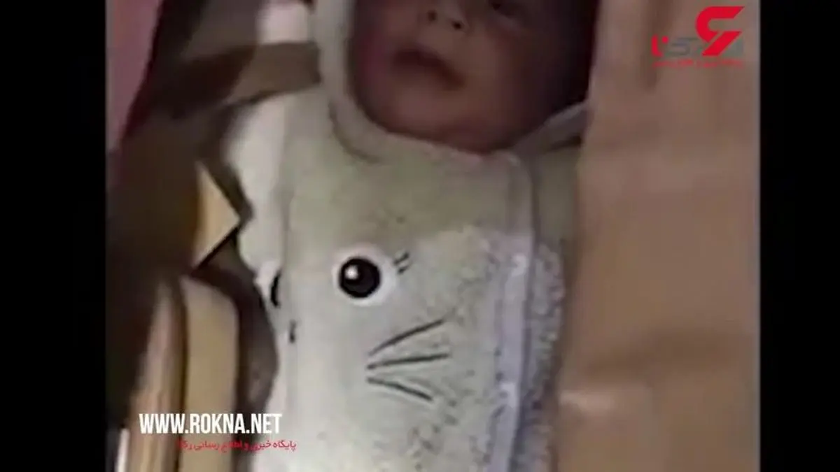 لحظه لو رفتن قاچاق کودک 5 ماهه در فرودگاه دبی ! + فیلم