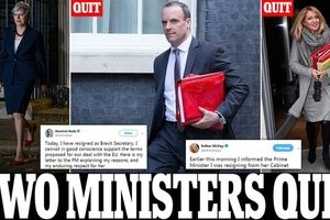 وزیر بریگزیت بریتانیا استعفا کرد