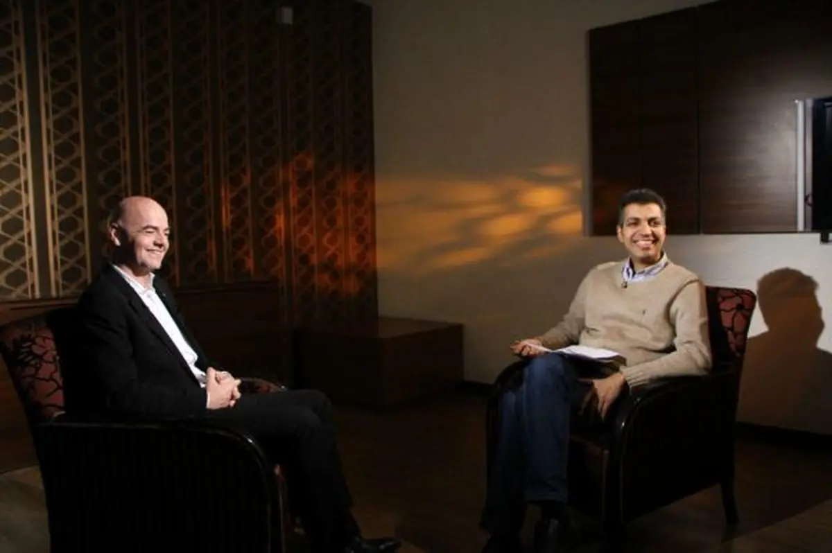 مصاحبه رئیس فیفا و فردوسی‌پور لو رفت/ اینفانتینو: دخالت شخص‌ثالث باعث تعلیق فوتبال می‌شود