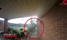 ویدئویی پربازدید و ترسناک از جنی پشت در خانه