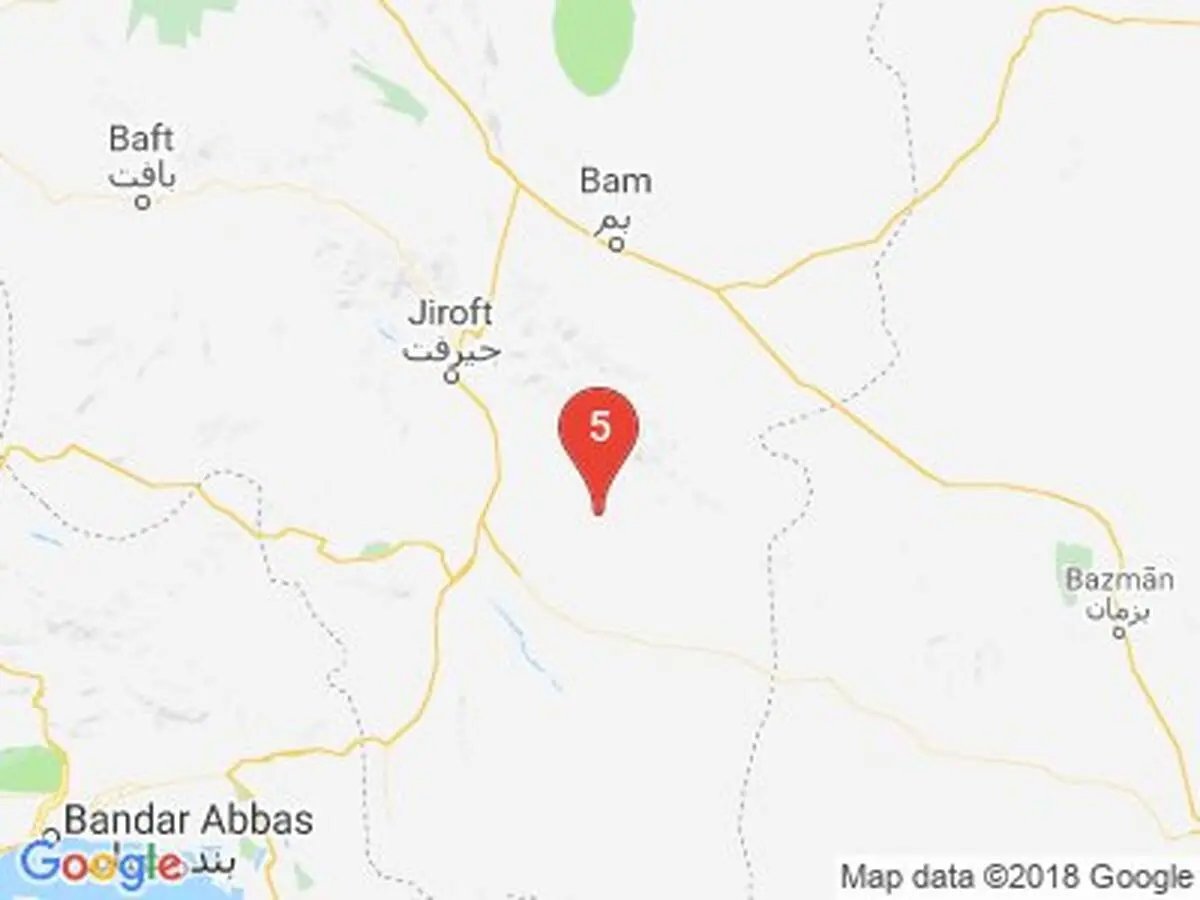 زلزله 5 ریشتری مردهک کرمان را لرزاند