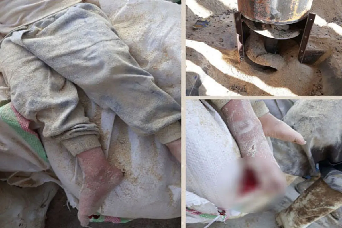 نجات کودک ۳ ساله از داخل دستگاه علوفه خرد کن در پیشوا