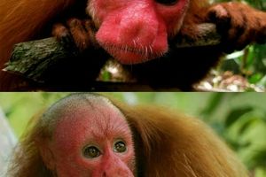 ترسناک ترین میمون دنیا
