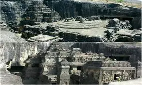 معبدکایلاسا معبدی از بالا به پایین ساخته شده!