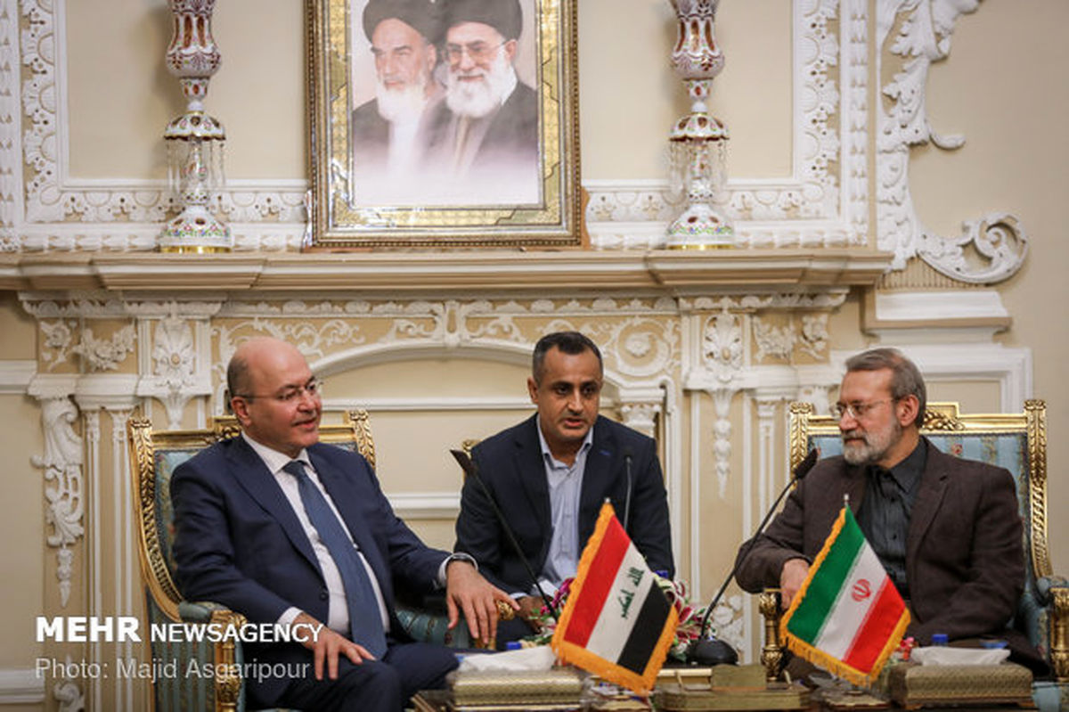 لاریجانی با رئیس جمهور عراق دیدار و گفتگو کرد