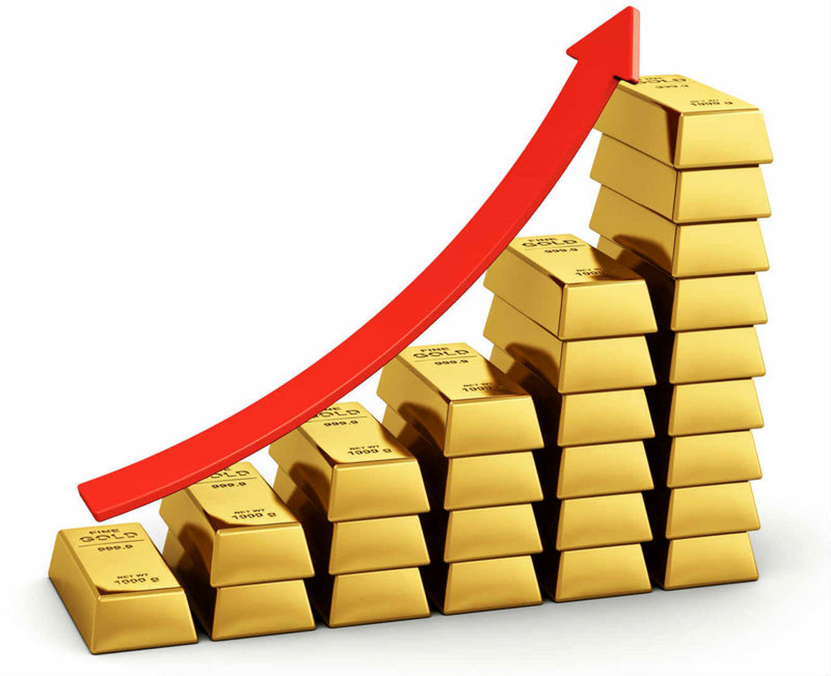 رشد قیمت طلا ناشی از افزایش جهانی انس