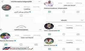غیبت قابل توجه ملی پوشان در فضای مجازی