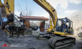 عکس/تخریب ویلای لوکس غیرمجاز در استان تهران