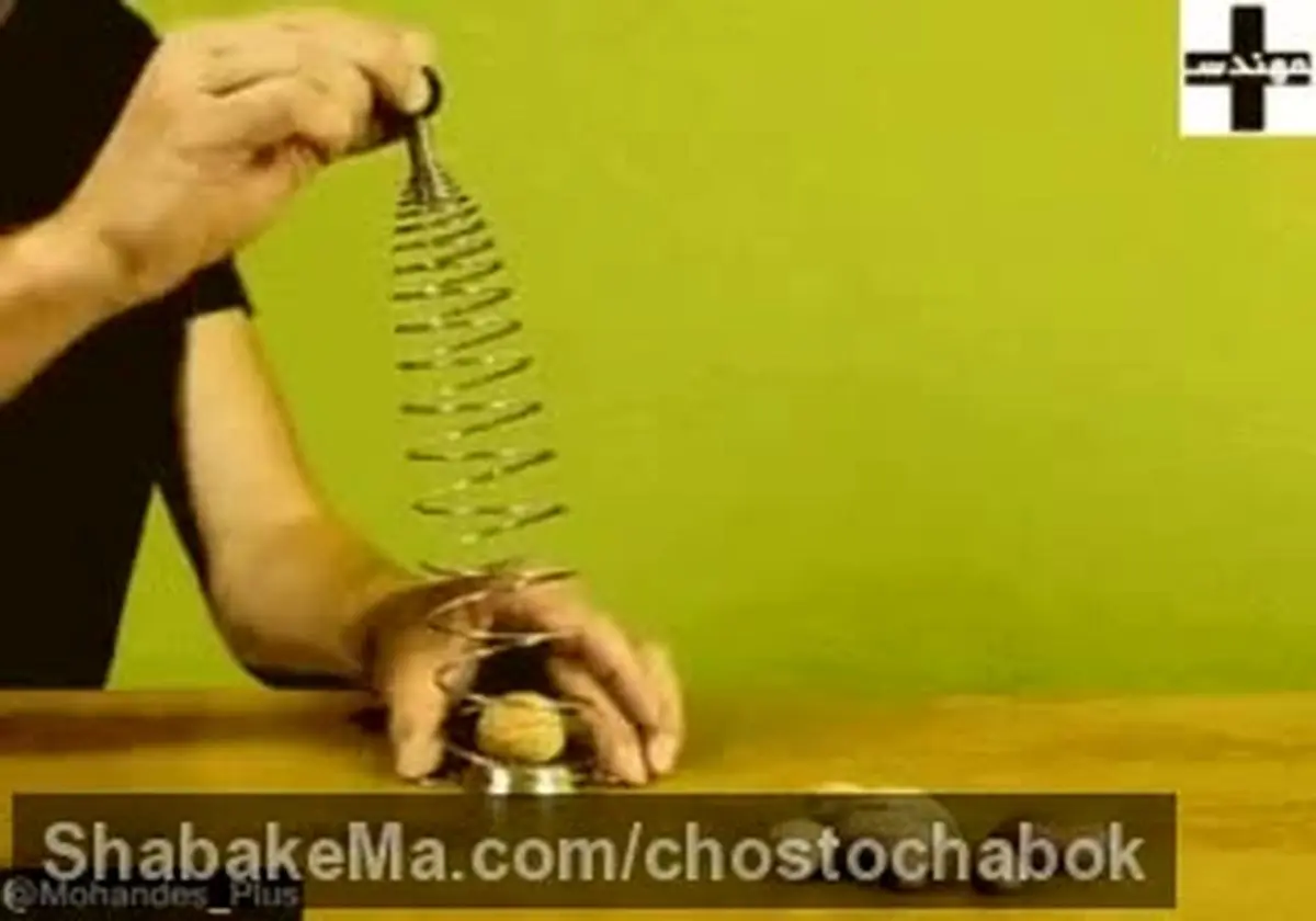 وسیله ای جدید برای شکستن گردو