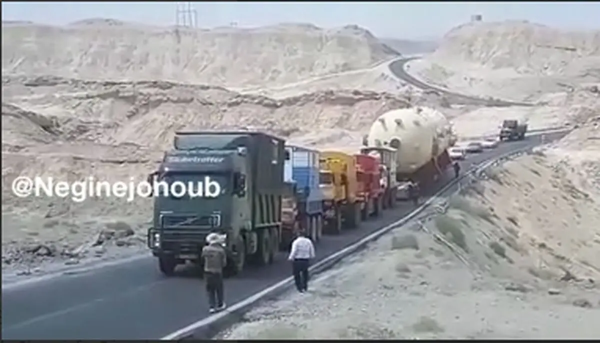 فیلمی از یک حادثه خطرناک و رها شدن محموله در پالایشگاهای پارس جنوبی