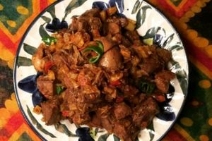طرز تهیه جغول بغول؛خوراک خوشمزه جیگر گوسفند