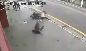 تصادف وحشتناک و دلخراش موتور سیکلت +فیلم