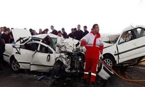 ٣ کشته برخورد تصادف سمند با پژو در زاهدان