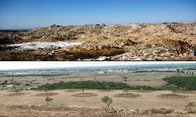 رویش پارک طبیعت از دل تپه زباله