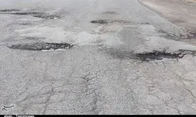 اوضاع نامناسب جاده منتهی به میراث جهانی تخت سلیمان تکاب به روایت تصویر