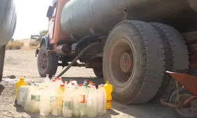 آبرسانی با تانکر در مناطقی از تبریز/حل مشکل قطع آب تا ساعاتی دیگر