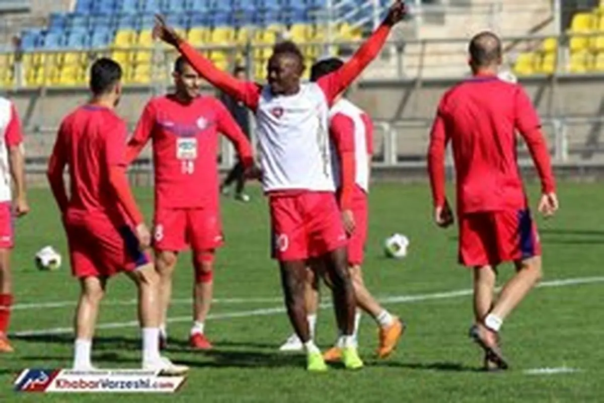 روحیه بالای پرسپولیسی ها قبل از بازی با تراکتورسازی