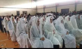 جشن ازدواج ۴۰ زوج‌ بسیجی در داودآباد قرچک به روایت تصویر
